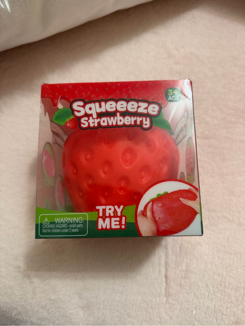 Squeeeze Giant Strawberry Squishy